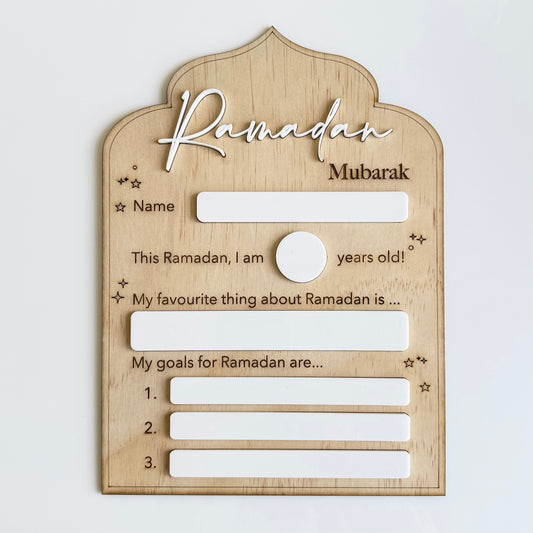 My Ramadan Board