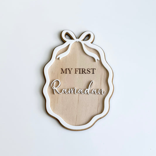 My First Ramadan Plaque